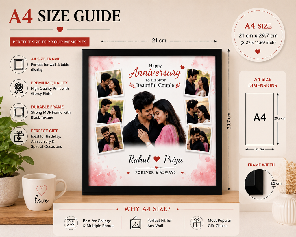 Personalized A4 Photo Frame