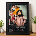 Personalized Birthday Photo Frame | Custom A4 Gift