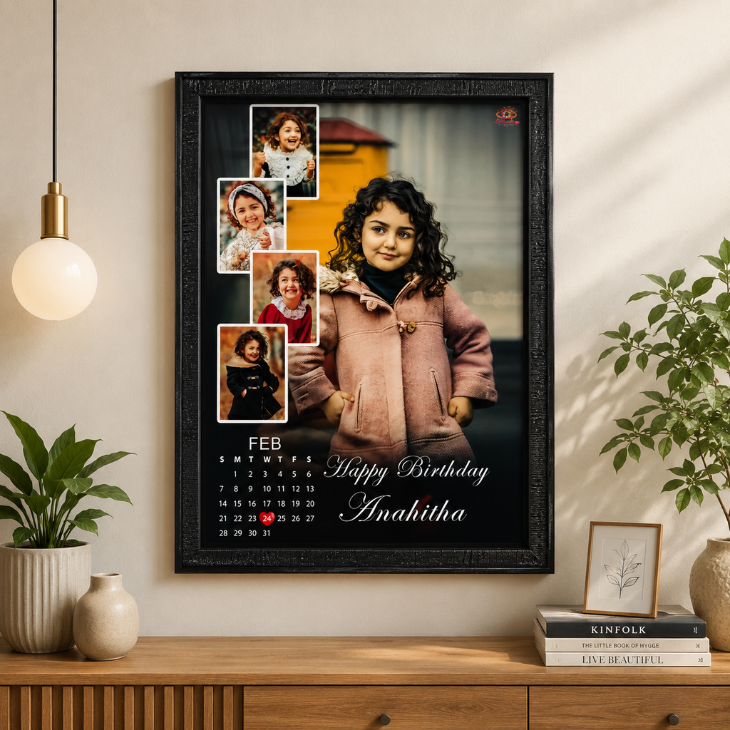 Personalized Birthday Photo Frame | Custom A4 Gift