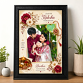 Personalized Raksha Bandhan Photo Frame – Design 1 | Custom A4 Gift